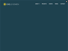 Tablet Screenshot of exeleadmen.com